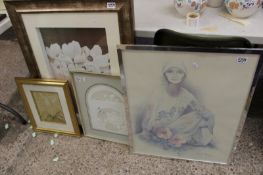 A collection of Large Still Life & Similar framed prints: largest 91 x 69cm