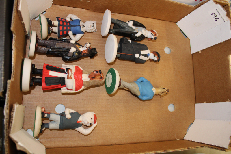 A collection of Robert Harropp resin figures (7):