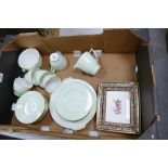 Minton Art Deco tea set: together with Wedgwood Clio dish