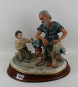 Large Continental Classical Fisherman Figure: height 30cm