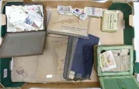 A collection oof Vintage Cigarette Cards, collectors cards & similar