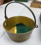 Brass Jam Pan: diameter 30cm