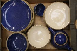 Tray of Denby Style Stoneware Dinner & Tea Ware