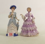 Wedgwood Spinks Figures The Golden Jubilee & The Exhibition: both matt limited edition
