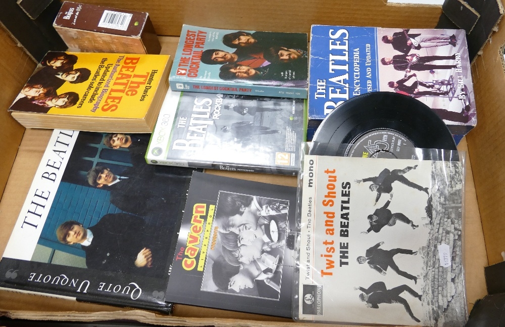 A collection of Beatles memorabilia: to include Twist and shout 45rpm, books, etc - Image 2 of 2