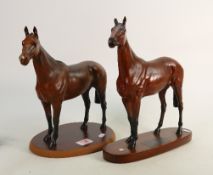 Beswick Arkel & Red Rum: Red Rum with chip to ear(2)