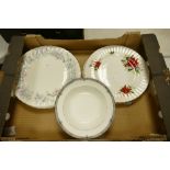 Wedgwood Amherst bowls: together with Wedgwood Angela dinner plates and Christmas plates
