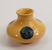 Moorcroft Vase with Flamminian design by William Moorcroft. H8cm.