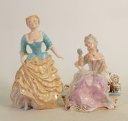 Enoch Wedgwood Lady Figures Glloria & The First Wrinkle(2):