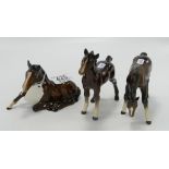 Beswick foal lying 915: together with foal grazing 946 and a foal 1084 (3)