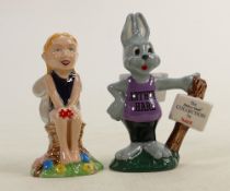 Wade Collectors Club Figures: Arthur Hare & Collect Anna, both boxed