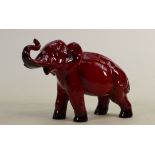 Royal Doulton Flambe Elephant: height 12cm