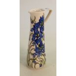 Moorcroft Delphinium jug: designed by Kerry Goodwin, shape JU3