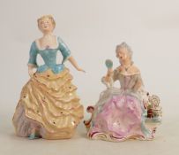 Enoch Wedgwood Lady Figures Glloria & The First Wrinkle(2):