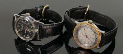 Gents West End Watch Company military watch & Bulova Quartz: West End watch bears military arrow