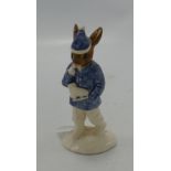 Royal Doulton Bunnykins figure Boy Skater DB187: unusual blue & white colourway.