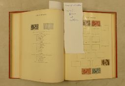 Windsor GB album includes 2 x penny black stamps: Also includes first issue 2d blue, a variety of