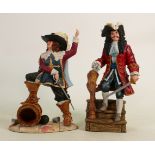 Royal Doulton resin figures: D'Artagnan & Captain Hook(2):