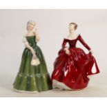 Royal Doulton Lady Figures: Gillian HN3042 & Fragrance HN3311(2)