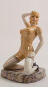 Kevin Francis / Peggy Davies Ceramics Erotic Figure - Megan - Artist Original Colourway by