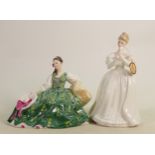 Royal Doulton Lady Figures Denise HN2477 & Elyse HN2474(2)