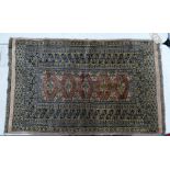 Small Middle Eastern rug: Measures 130cm x 80 cm appx.