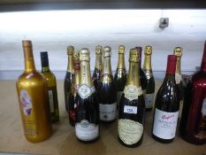 9 Bottles of various champagne, including Moet, Laithwaite, Chaurey etc and 5 bottles of wine