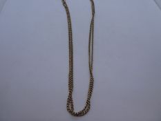 9K yellow gold neck chain, 7.8g, marked 9K, approx. 30cm