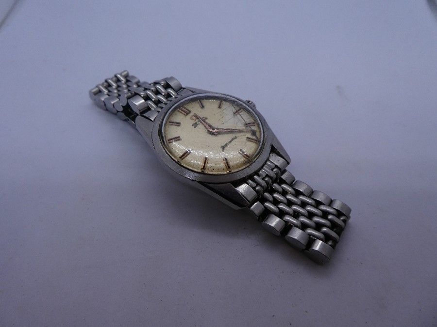 Vintage Stainless steel gents Omega 'Seamaster' wristwatch AF - Image 2 of 2