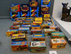 Quantity of vintage boxed Matchbox model vehicles to incl. aeroplanes, cars, vans, trucks etc - appr