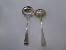 A pair of two Georgian silver ladies hallmarked London 1804 Stephen Adams II Total weight approx 3.3