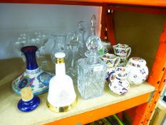 China and glass to incl. Royal Doulton crystal whiskey decanters, 5 pieces Masons pottery, Royal Dou