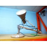 Vintage cream anglepoise lamp by 'The Light Co.'