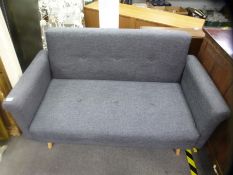 Contemporary grey 2 seat sofa