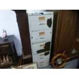 Vintage 4 drawer filing cabinet