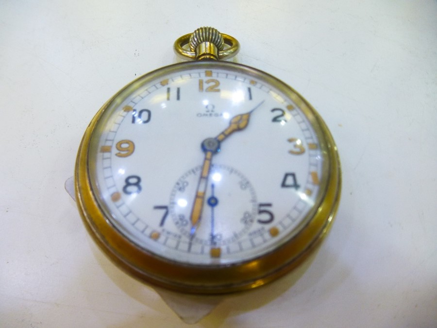 An OMEGA military steel pocket watch - Image 7 of 7