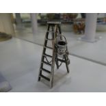 Silver decorators ladder stamped 925, 8cm high