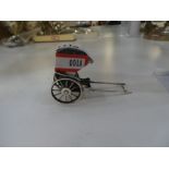 19th Chinese Silver cart, maker WH