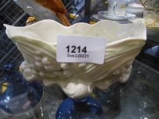 3 Items of Belleek pottery, Beswick model owl 1046 and 3 Faithful Fuzzies models