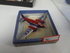 Vintage boxed Dinky model aeroplane No 62K- A2233