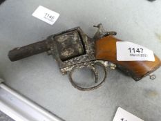 Pinfire revolver, obsolete Calibre, working but buried condition AF