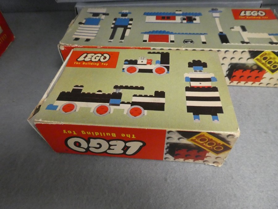 3 Boxes of vintage Lego sets 319, 315 and 3 and 3 boxed DeAgostini small scale model warships - Image 3 of 5
