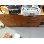 Mid century teak sideboard with 6 drawers by G-Plan