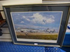 3 Framed and glazed signed prints entitled Classic Wings, Lone Patrol - Kevin Walsh and Ghosts of Su