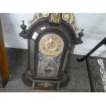 Vintage mahogany cased pendulum wall clock