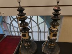 Pair of 1960 decorative table lamps