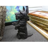 Vintage cast iron Scottie dog doorstop