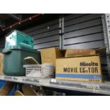 Movie projector, Minolta Movie Editor etc