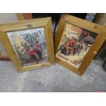 Large quantity of pine framed Pears prints, maps, etc