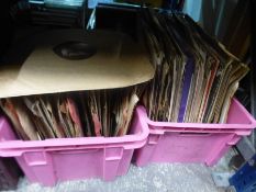 A large quantity of 78 rpm records and similar, some later LPs mainly 1930-50s